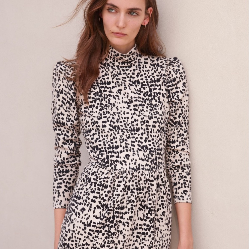 La Vie Rebecca Taylor Jersey Dot Dress